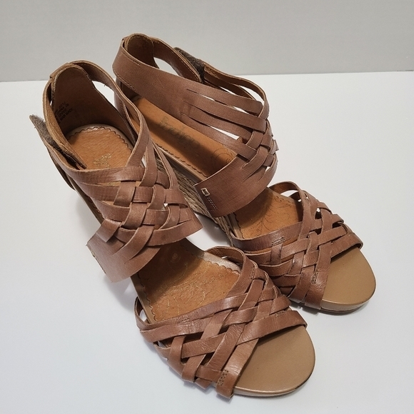 Clarks Indigo Sky‎ Pocomo Wedge Leather Size 10 - Picture 1 of 12